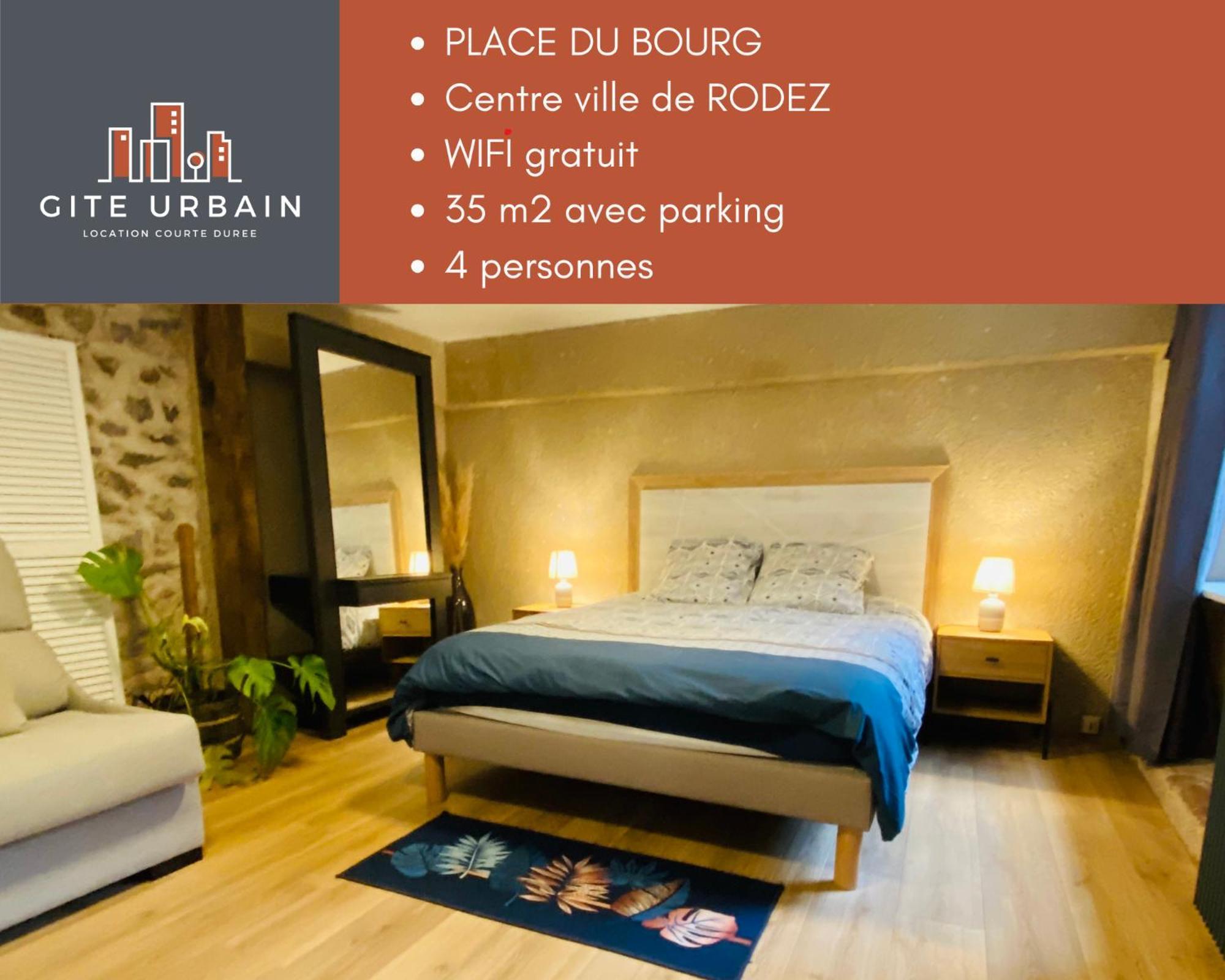 Le Place Du Bourg Appartement T2 Centre Historique Rodez Eksteriør billede